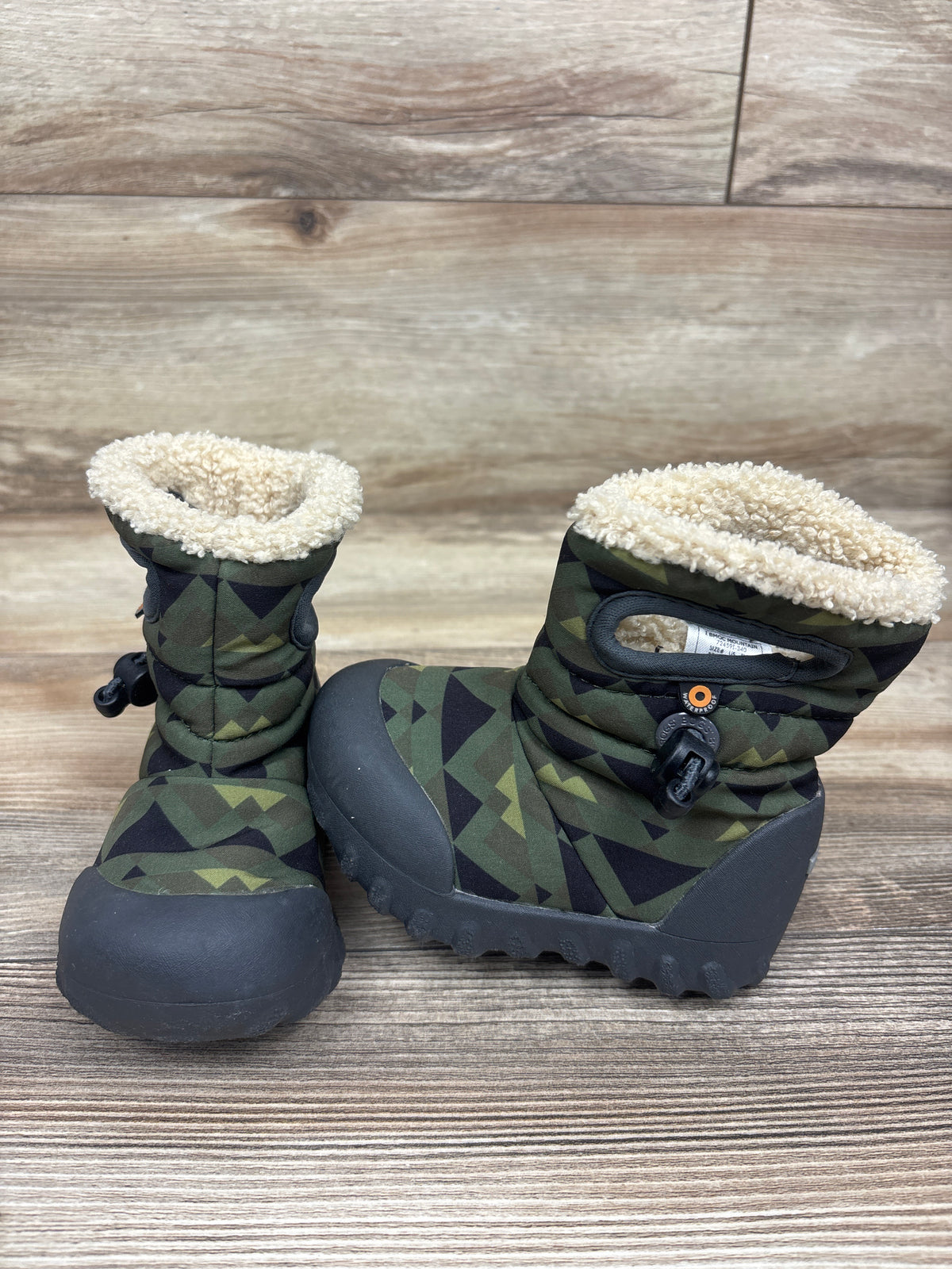 Bogs B-Moc Mountain Snow Boots Green sz 5c