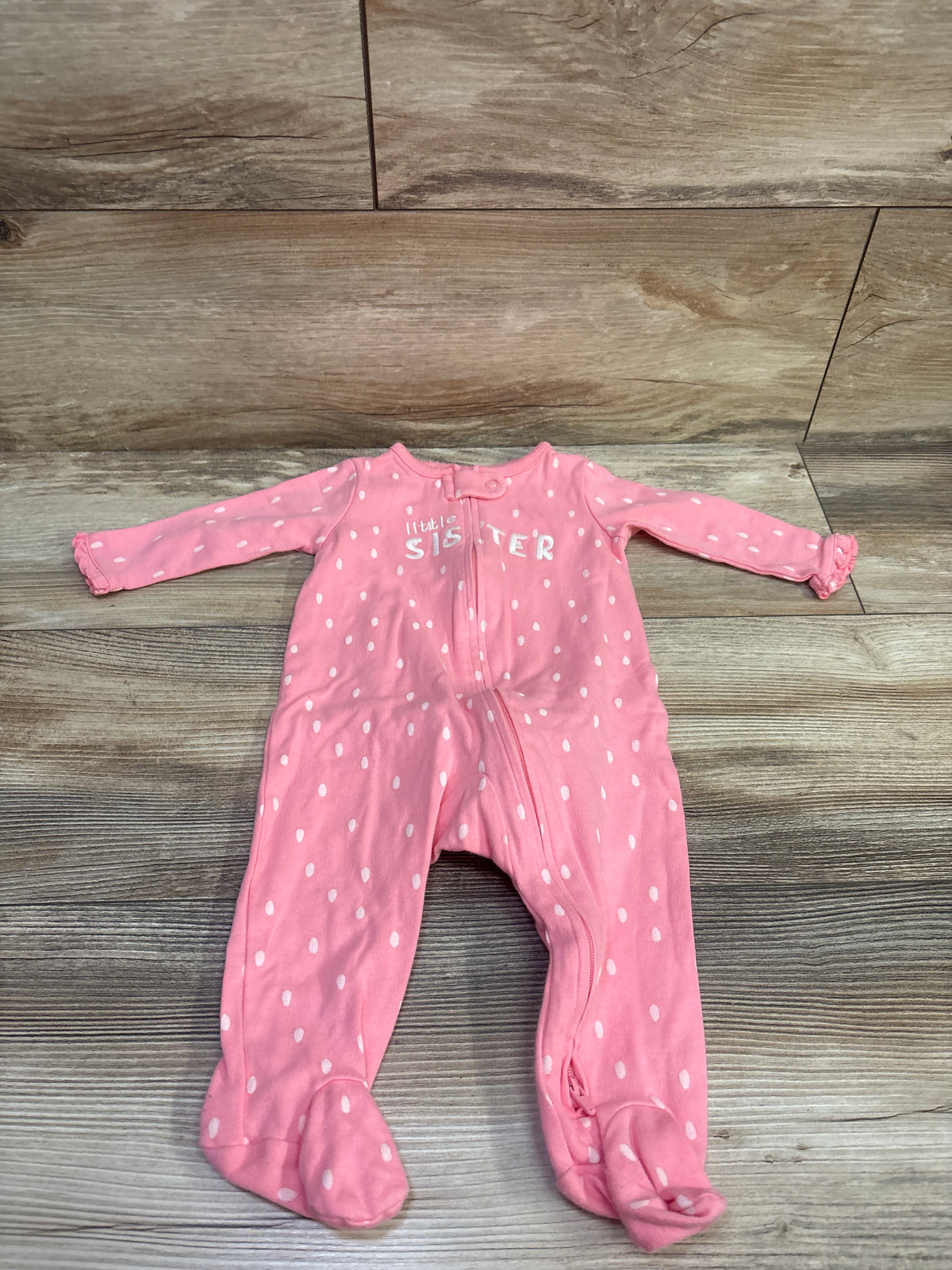 Just One You Little Sister Sleeper Pink sz 6m