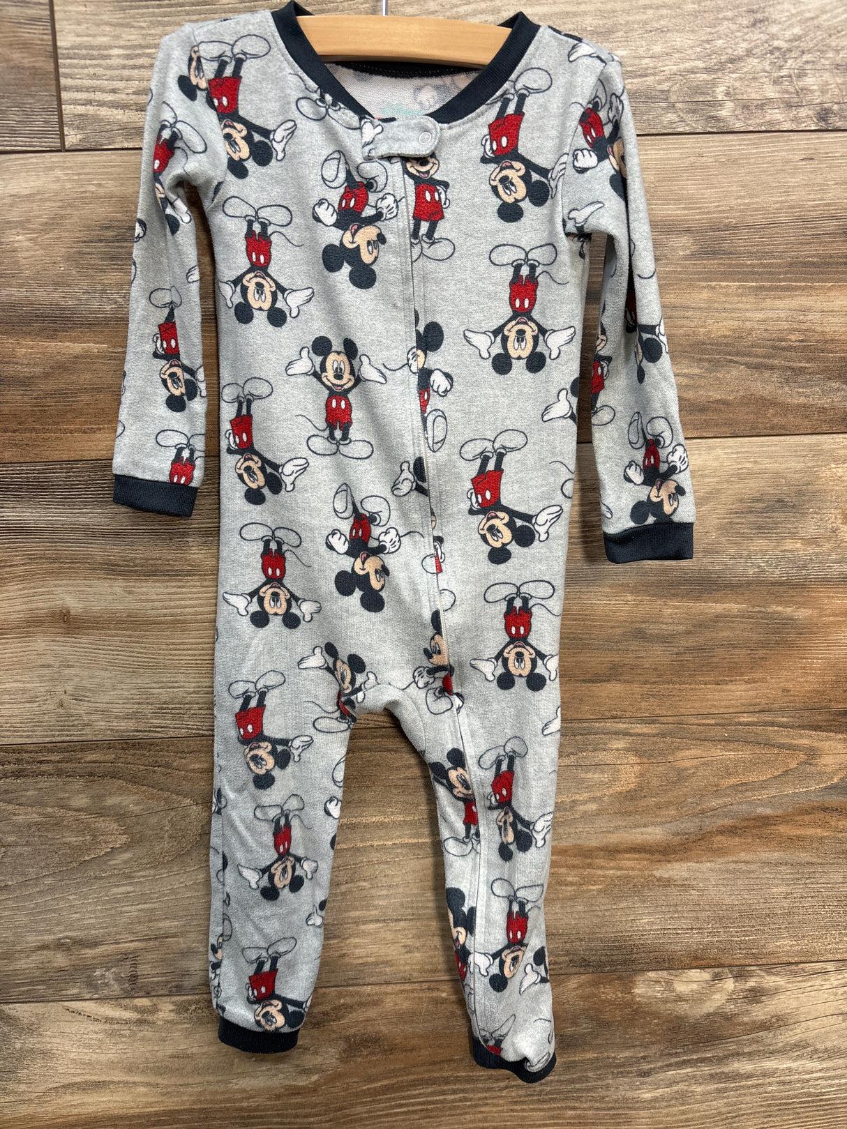 Disney Baby Mickey Mouse Sleeper Grey sz 24m