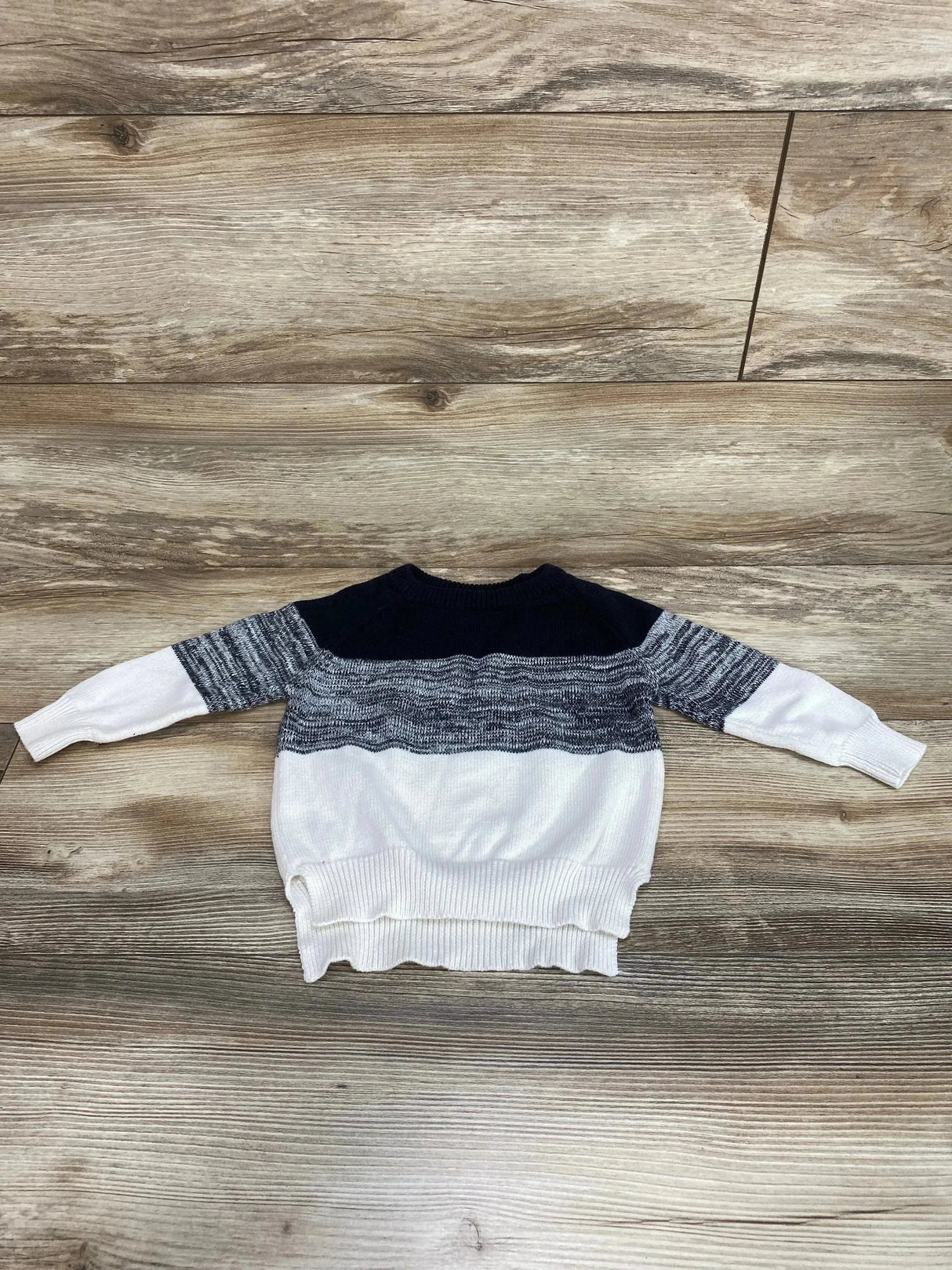 Little Bipsy Color Block Sweater Black sz 6-12m