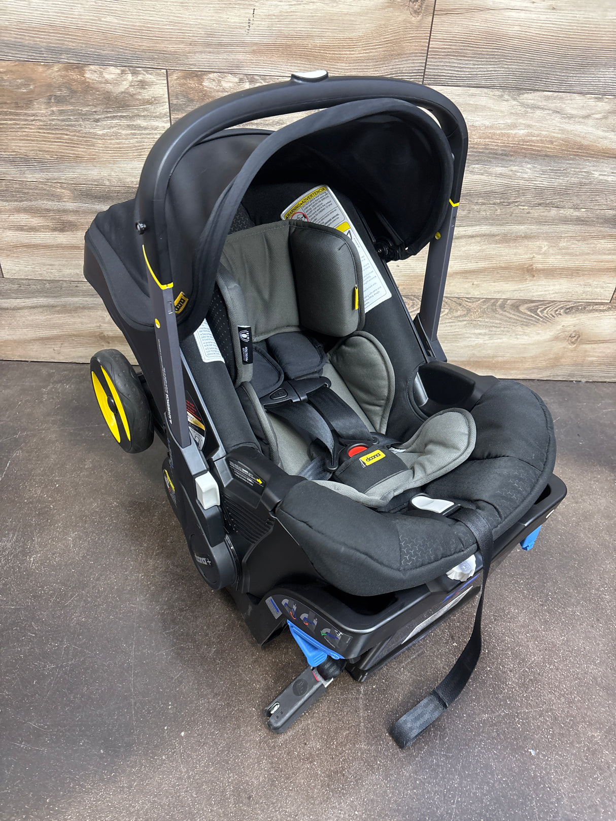 Doona Car Seat & Stroller All-in-One Travel System, Nitro Black