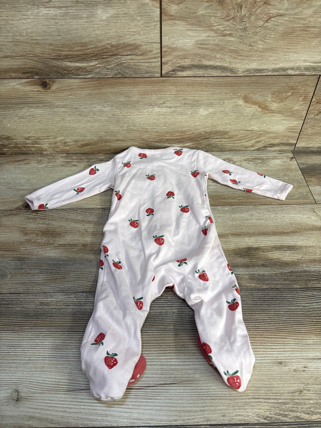 Child Of Mine Strawberry Sleeper Pink sz 6-9m