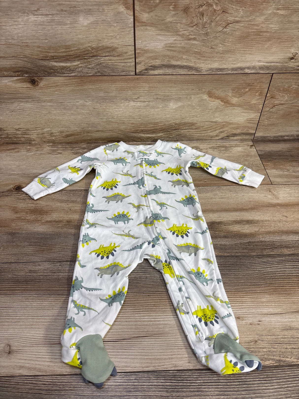 Just One You Dinosaur Sleeper White sz 6m