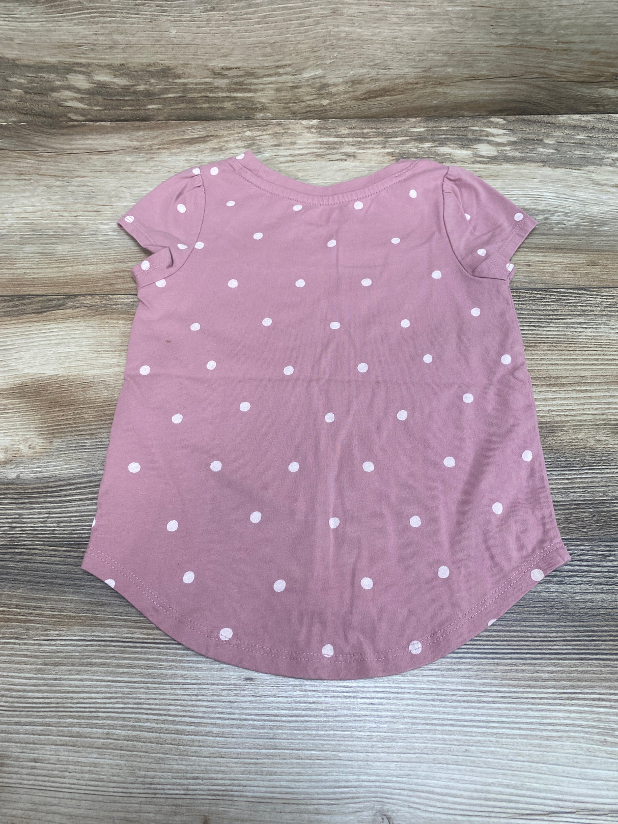 Cat & Jack Polka Dot Shirt Purple sz 3T