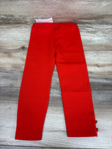 NEW Janie & Jack Heart Button Cuff Ponte Pants Red sz 3T