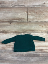 Cat & Jack Sherpa Pull Over Sweater Green sz 0-3m