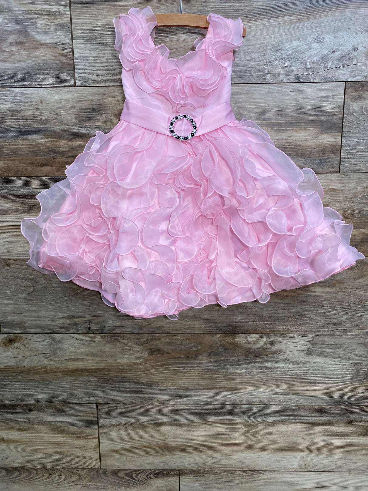 Richie House Girls' Special Occasion Dress Pink sz 3/4T