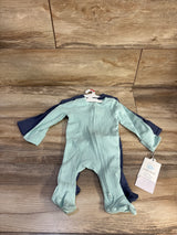 NEW Cloud Island 2pk Ribbed Sleeper Set Turquoise sz Newborn