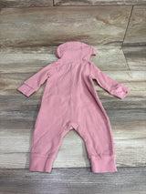 Carter's Waffle Knit Hooded Coverall Pink sz 3m