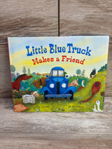 Little Blue Truck Makes a Friend Hardcover Book