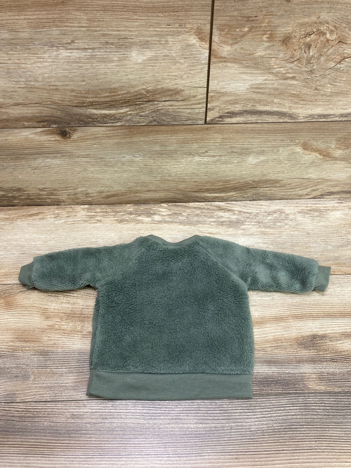 Pekkle Plush Dino Sweatshirt Green sz 3m