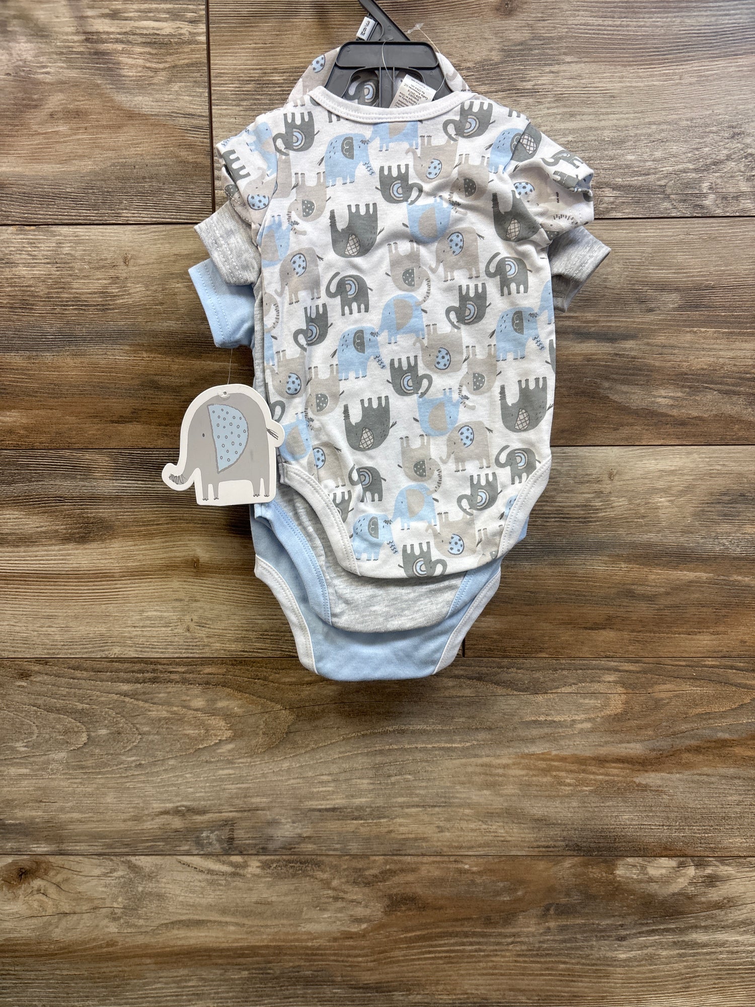 NEW Little Beginnings 5pc Bodysuit, Hat, & Booties Set White sz 3-6m