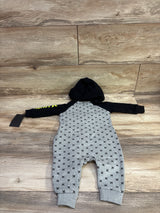NEW Hurley Logo Hooded Coverall Black sz 6m
