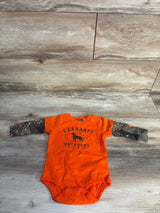 Carhartt Layered Sleeve Bodysuit Orange sz 6m