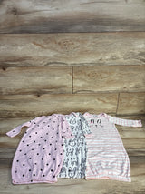 Gerber 3pk Bunny Sleep Sacks Pink sz 0-6m