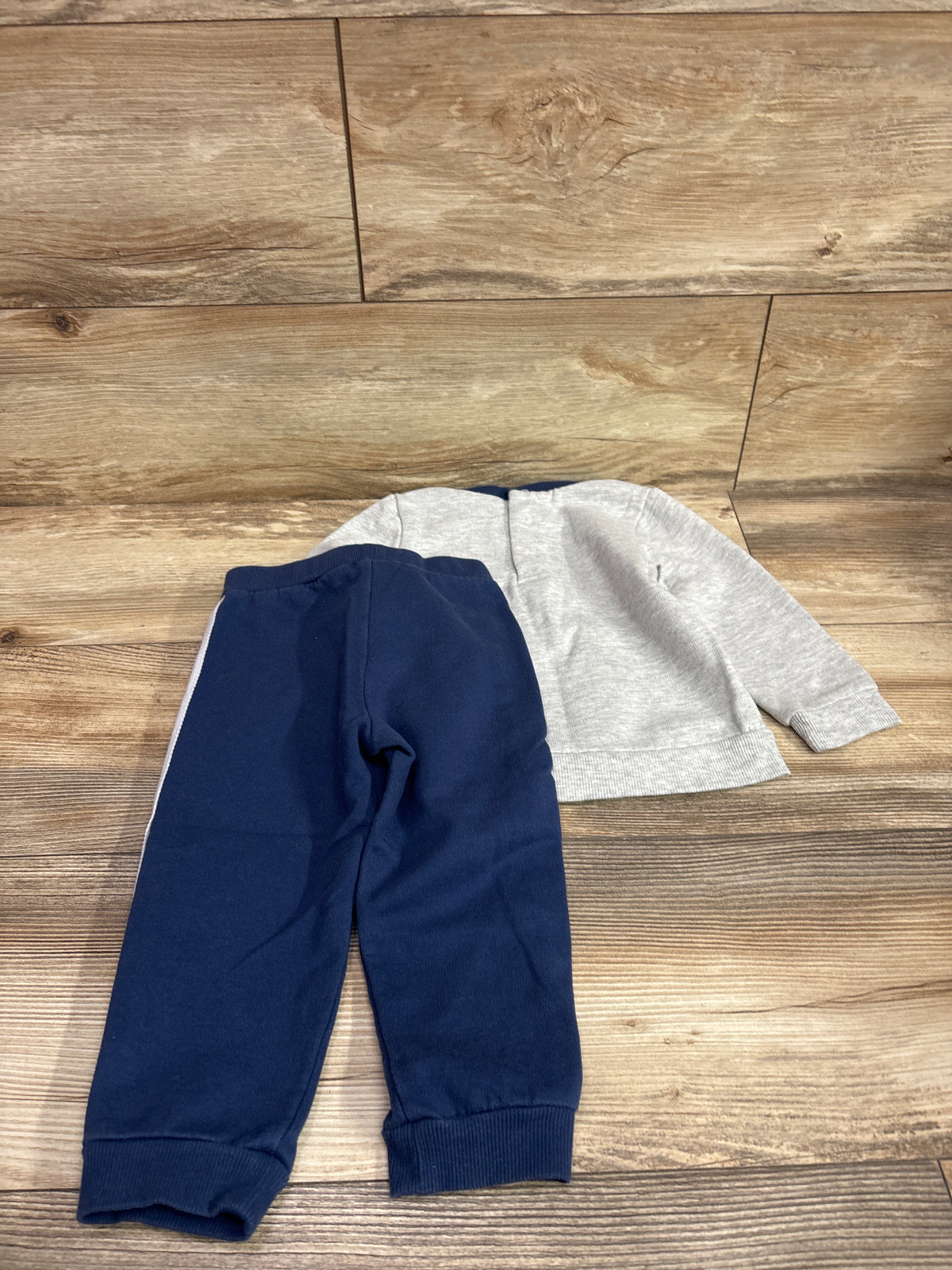 Little Me 2pc Sweatshirt & Pants Set Grey sz 24m