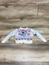 Bluey Hooray Holiday Sweater Cream sz 18m