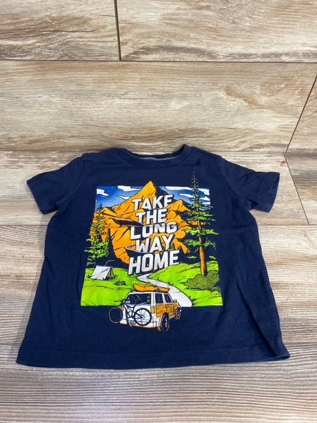 Old Navy Take The Long Way Home Shirt Navy sz 5T - Me n Mommy To Be