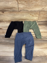Gerber 3pk Pants Green sz 6-9m