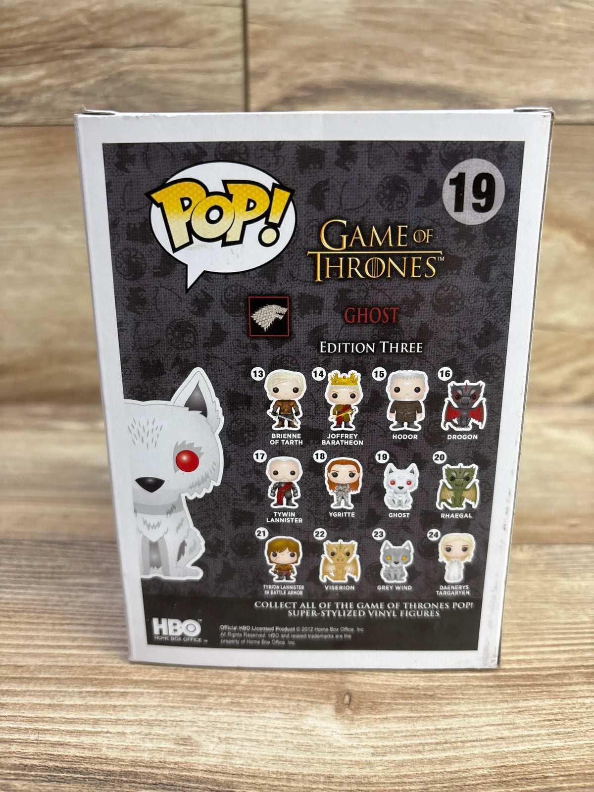 NEW Funko POP! Game of Thrones Ghost Vinyl Figure