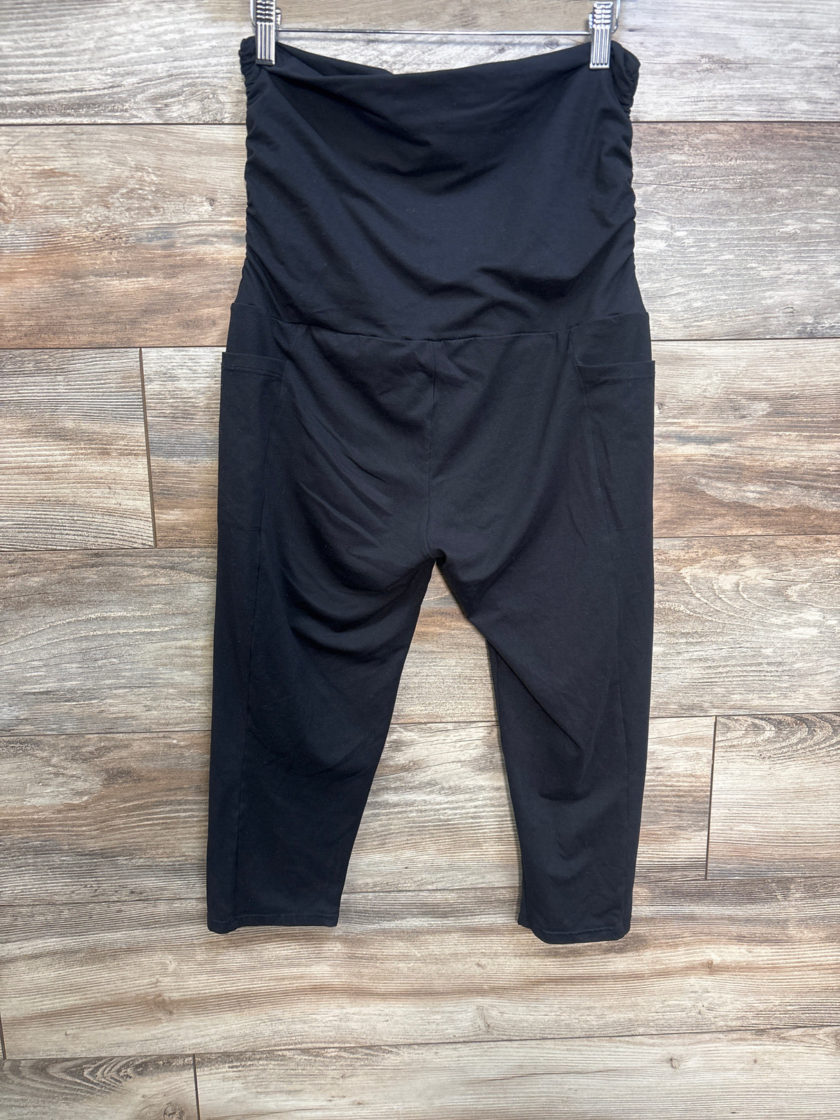 Maternity Cropped Leggings Black sz Large