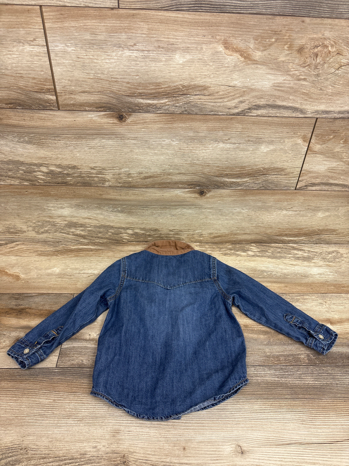 OshKosh Pearl Snap Denim Jacket Blue sz 3T