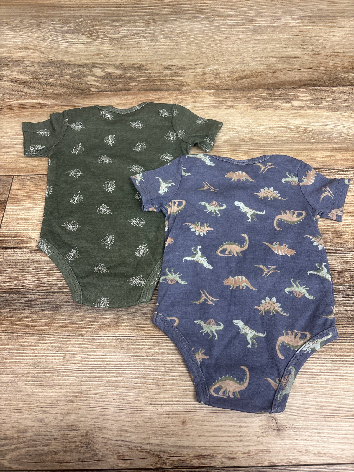 Nicole Miller 2pk Bodysuits Green sz 3/6m