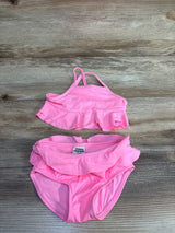 Amazon Essentials x Sofia Grainge 2pc Crisscross Strap Swimsuit Pink sz 12m
