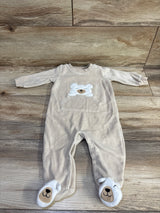 Koala Baby Terry Cloth Footed Coverall Beige sz 3-6m