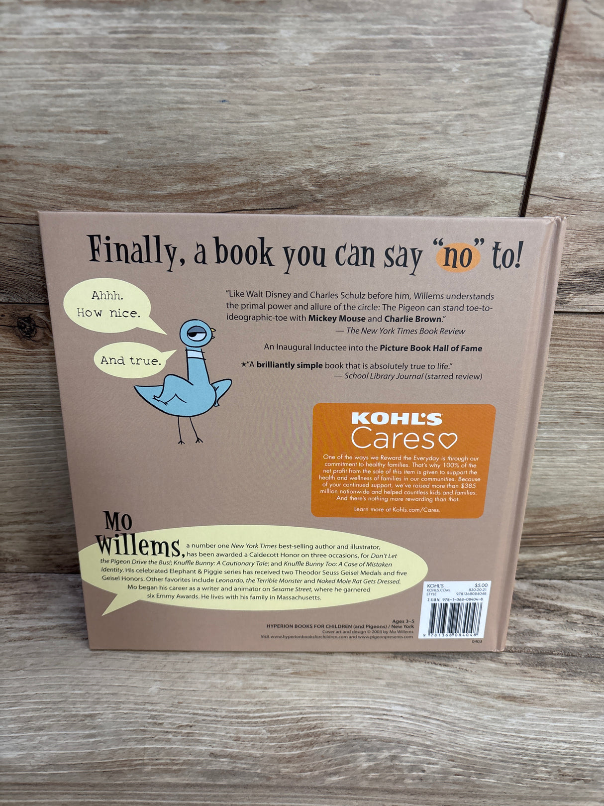 Don't Let the Pigeon Drive the Bus Hardcover Book