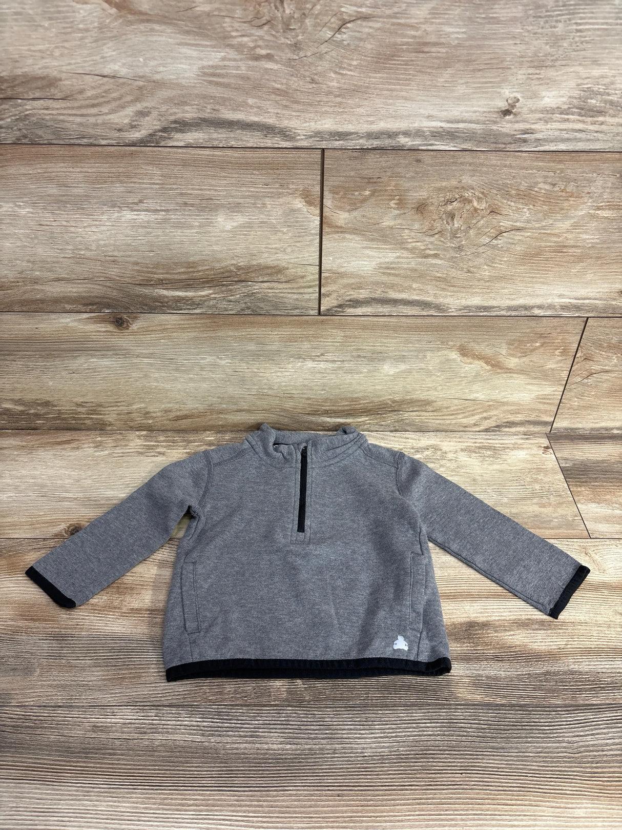 Gap Fit 1/4 Zip Pull Over Jacket Grey sz 18-24m