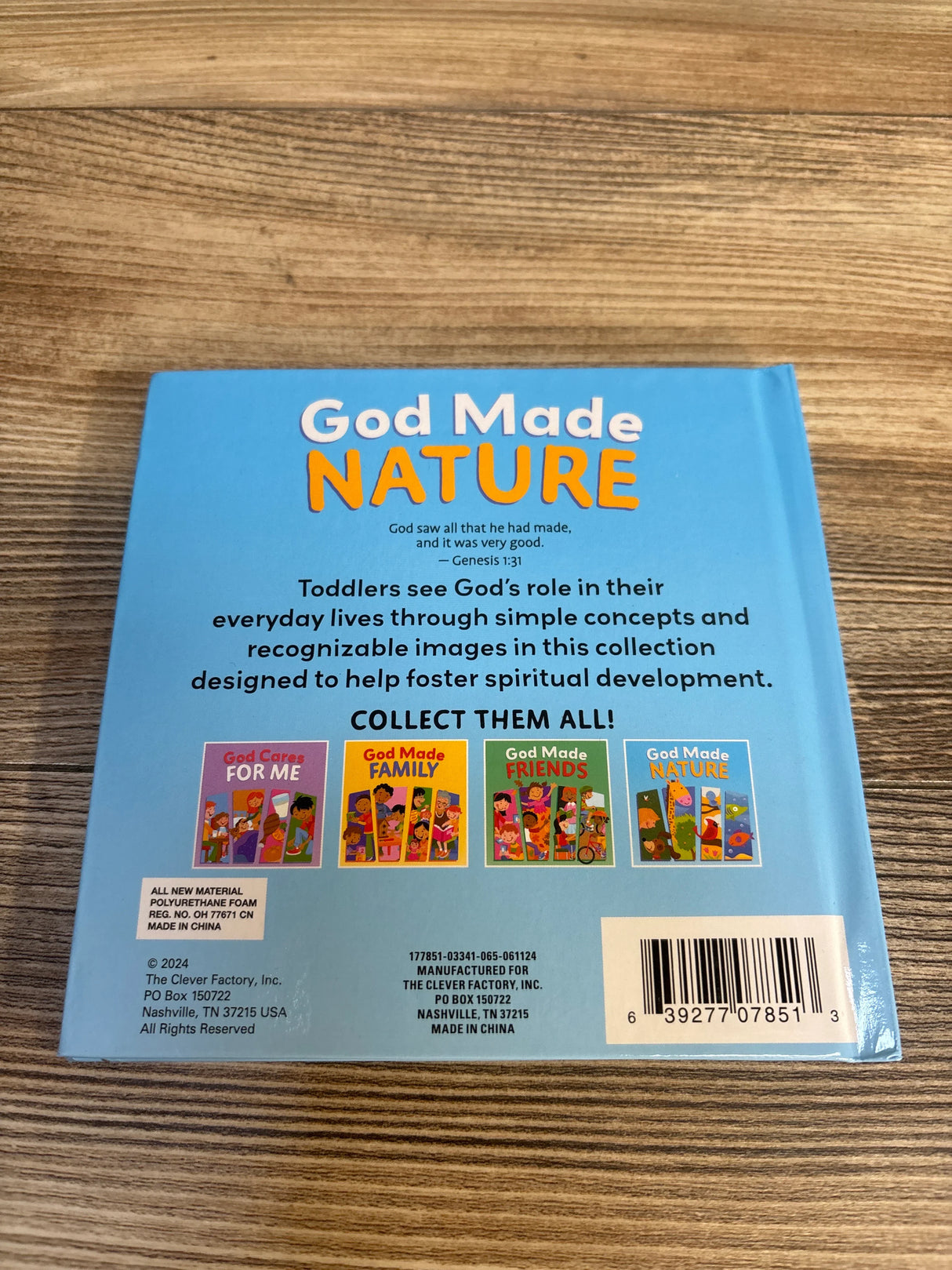 God Made Nature Board Book