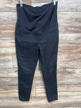 Isabel Maternity Crossover Panel Skinny Jeans Black sz Medium