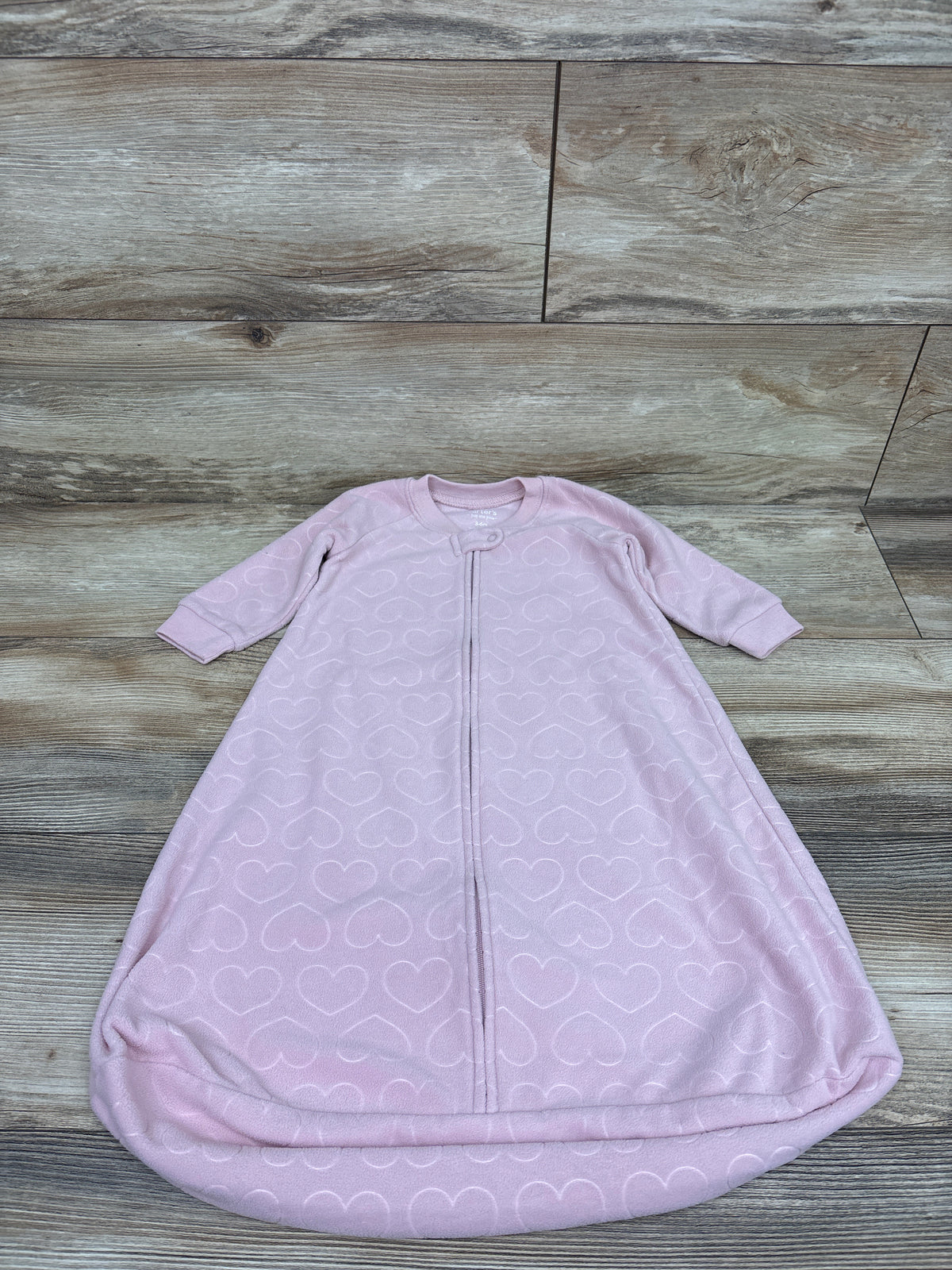 Just One You Heart Blanket Sleep Sack Pink sz 3-6m