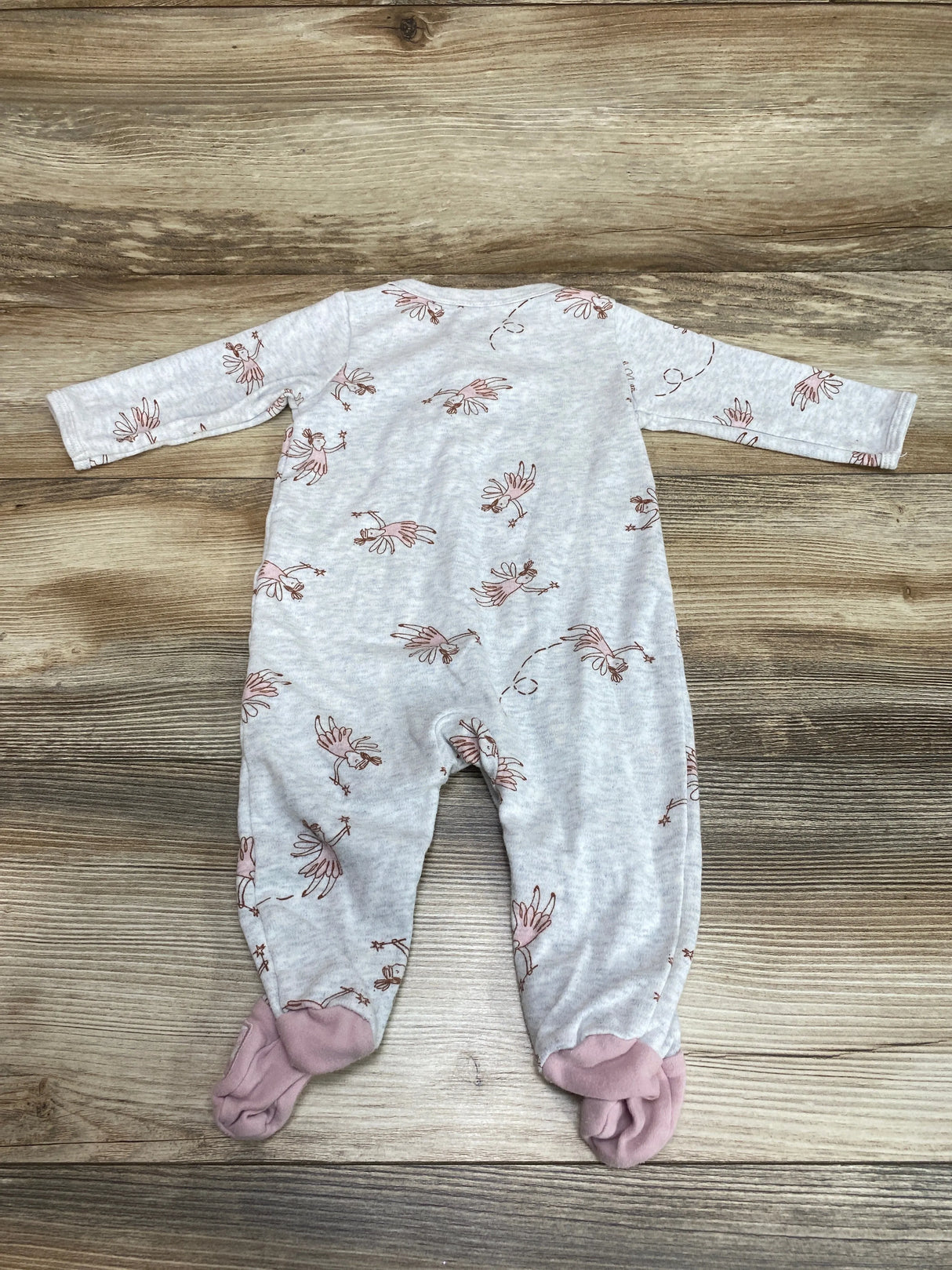 Carter's Fairy Print Sleeper Grey sz 6m