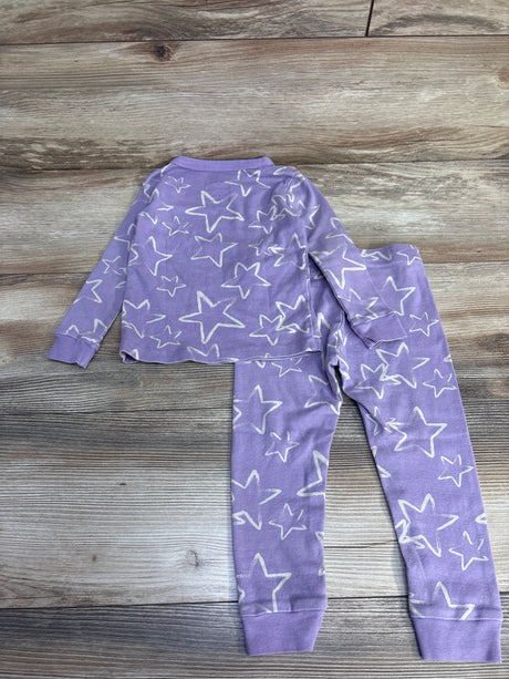 Member's Mark 2pc Star Print Pajama Set Purple sz 2T - Me n Mommy To Be