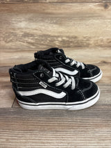 Vans Sk8-Hi Zip Shoes, Black sz 8c