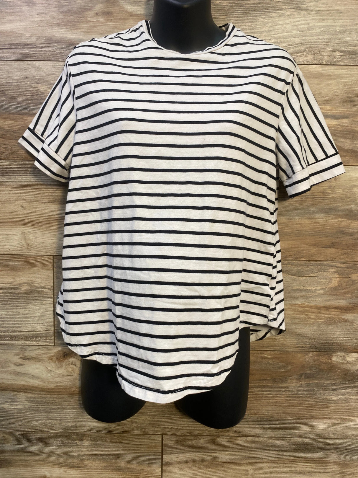 Shein Striped Shirt White sz Small