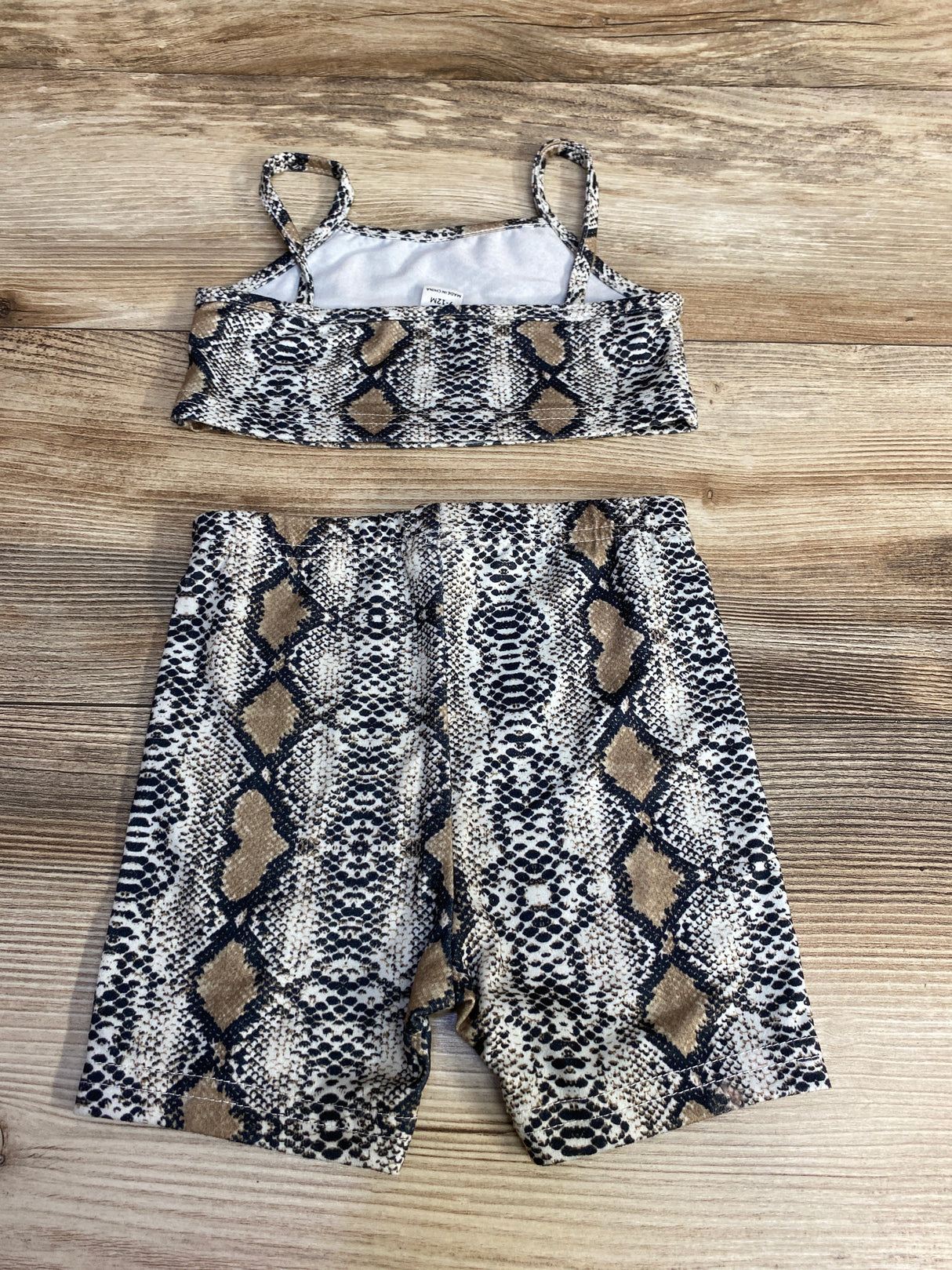 Shein 2pc Sleeveless Top & Shorts sz 9-12m