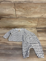 Cat & Jack 2pc Xo Print Shirt & Bottoms Set White sz 0-3m