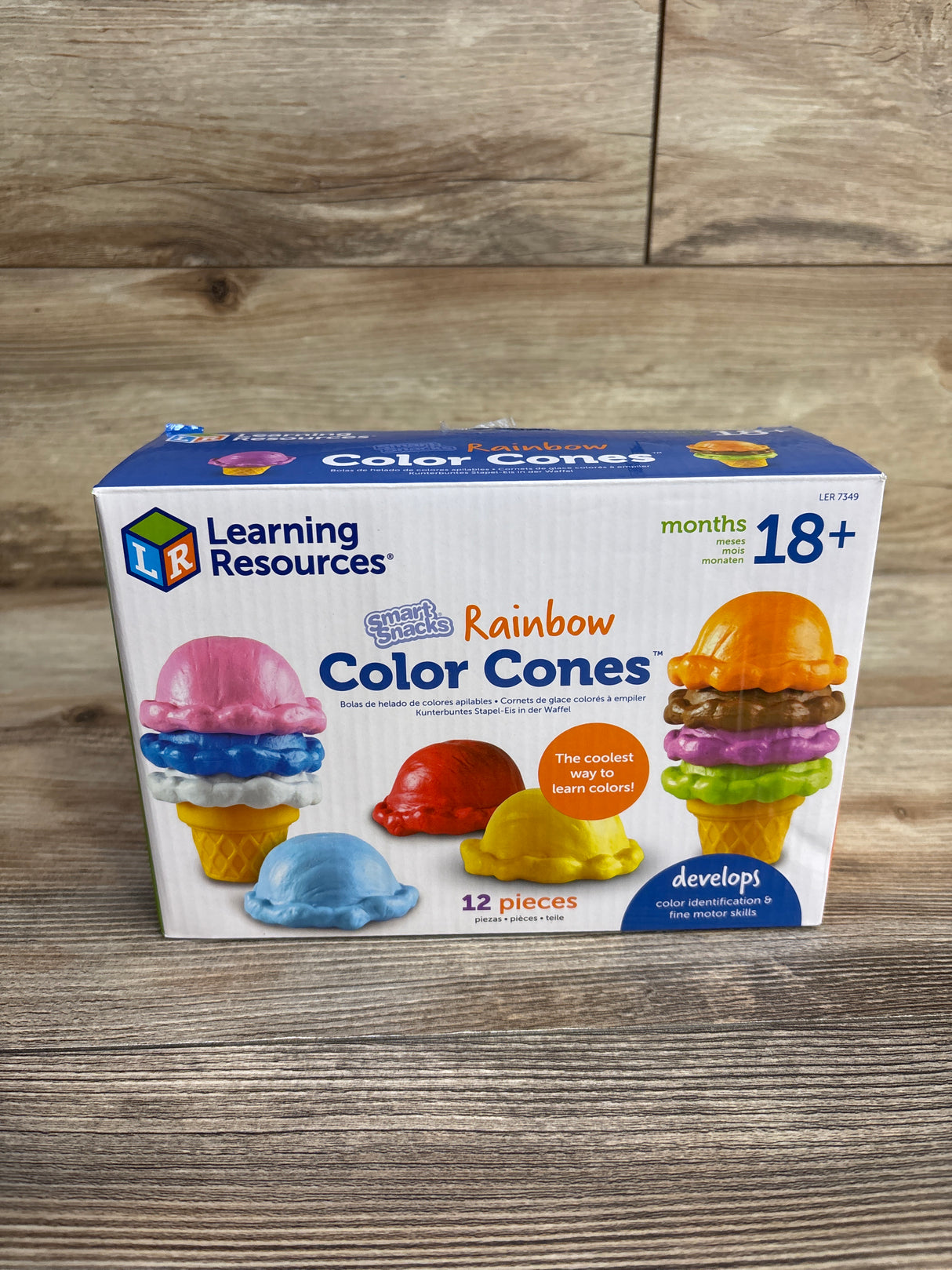 Learning Resources Rainbow Color Cones