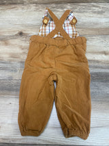 Tahari Corduroy Overalls Brown sz 0-3m