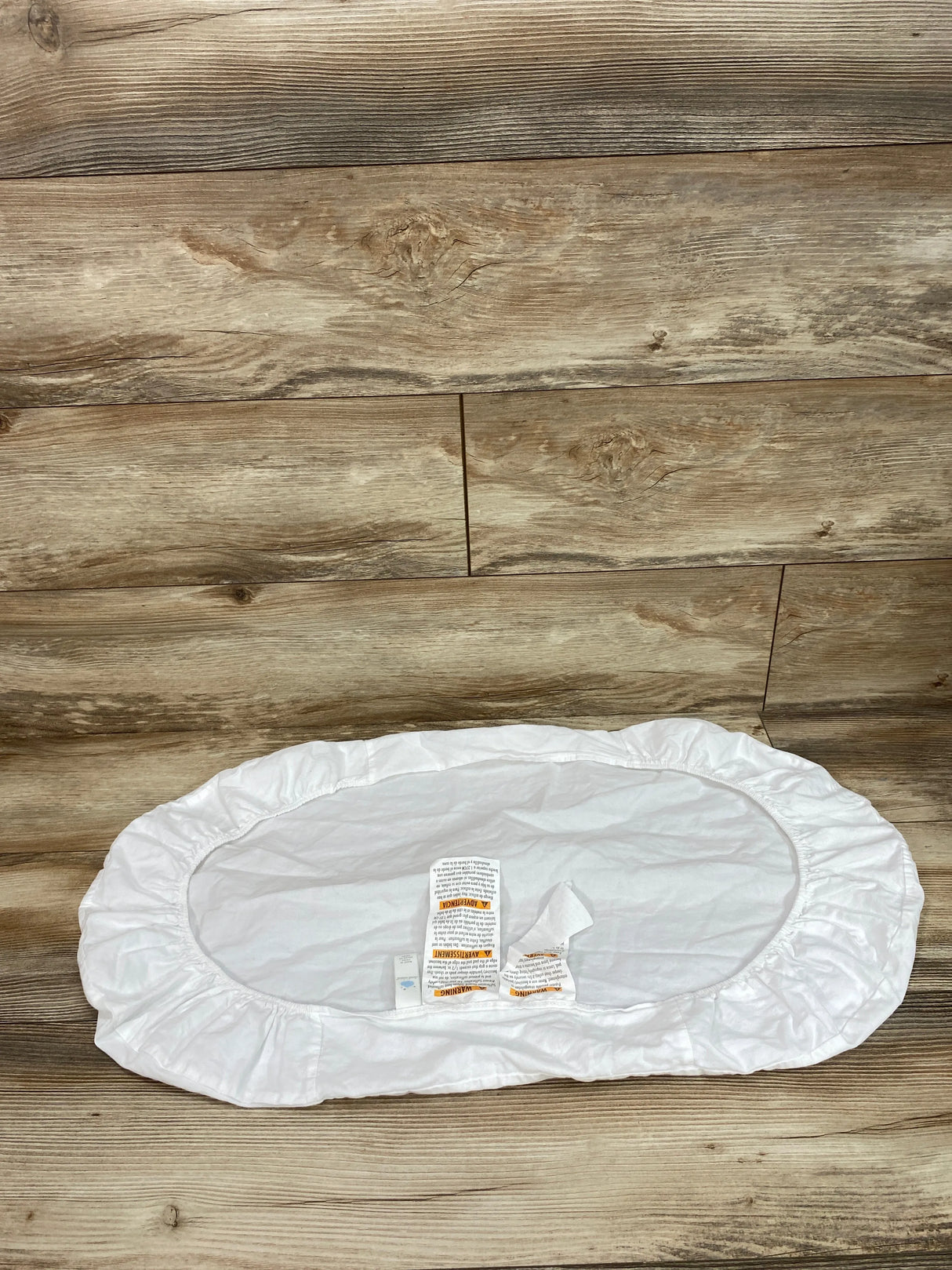 Cloud Island Bassinet Sheet White