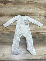 Mother's Promise Floral Ruffle Sleeper Grey sz 3-6m - Me n Mommy To Be