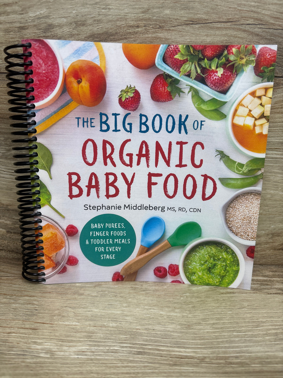 The Big Book of Organic Baby Food Spiral Paperback Book
