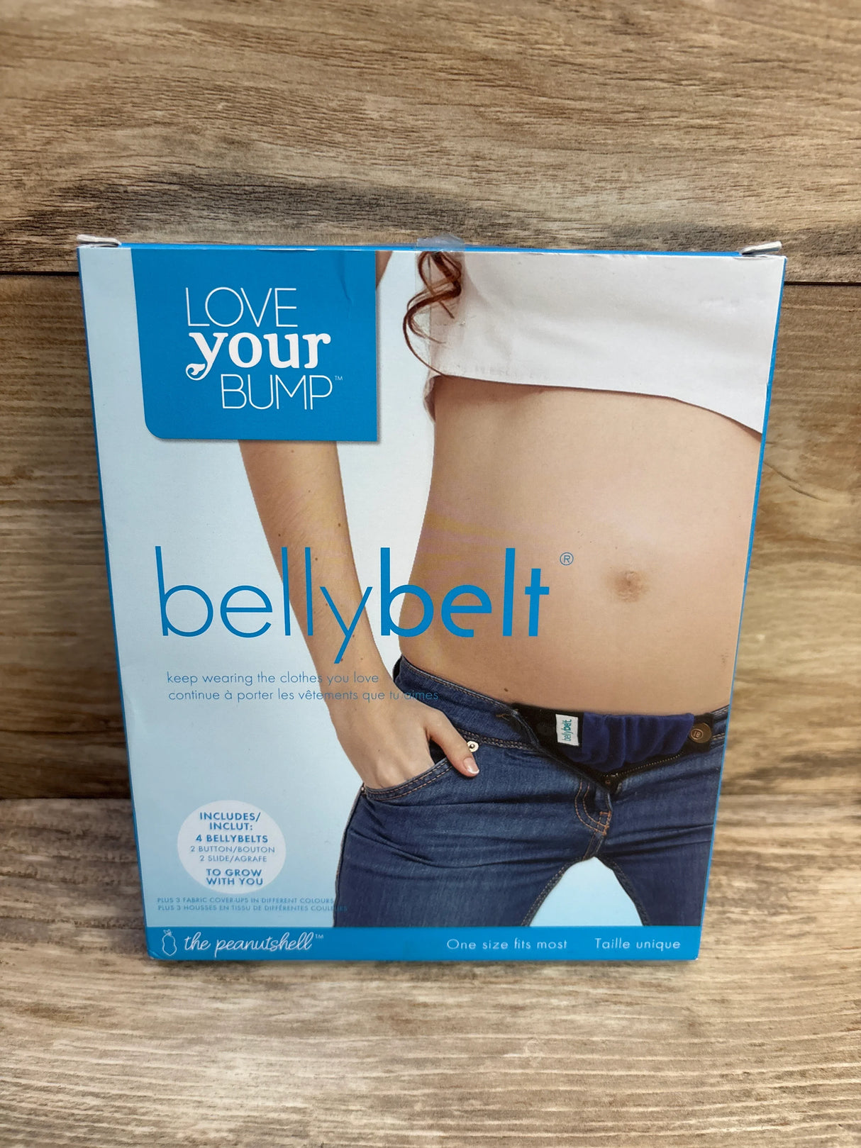 NEW The Peanutshell Love your Bump Belly Belt Combo 4pk, One Size