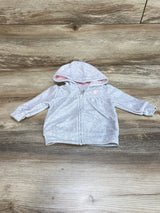 Simple Joys Full Zip Fleece Hoodie Grey sz 0-3m