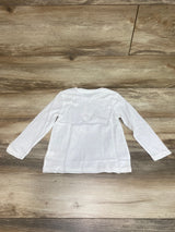 NEW Old Navy Roll With It White Shirt sz 4T