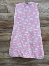 Halo SleepSack Wearable Blanket Micro-Fleece Pink Swan sz 6-12m