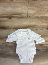 NEW Baby Gap 3pk Embroidered Bodysuits White sz 0-3m